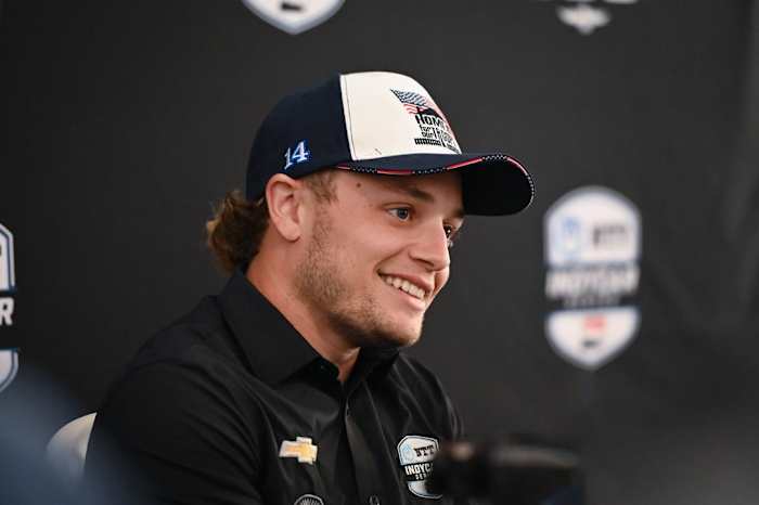 Can Santino Ferrucci finally put his past behind him and look ahead to a great future with a strong finish -- if not a win -- in Sunday's Indy 500? Photo courtesy IndyCar.